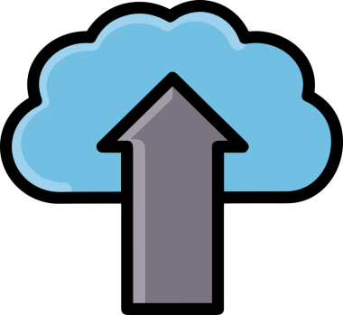 PNG biçiminde bulut simgesi şeffaf arkaplan biçiminde basit, web mobil uygulamaları için uygun minimal düz tasarım kullanıcı arayüzü hava durumu öngörüsü veri depolama ve dijital teknoloji projeleri