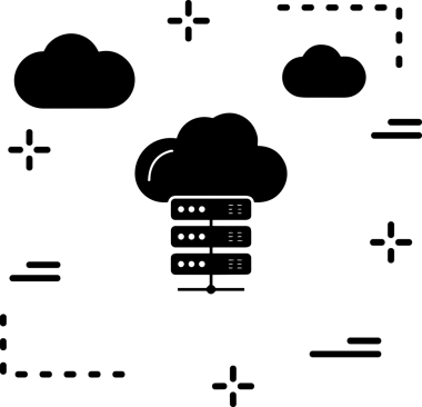 PNG biçiminde bulut simgesi şeffaf arkaplan biçiminde basit, web mobil uygulamaları için uygun minimal düz tasarım kullanıcı arayüzü hava durumu öngörüsü veri depolama ve dijital teknoloji projeleri