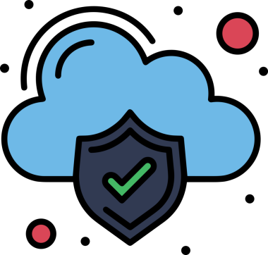 PNG biçiminde bulut simgesi şeffaf arkaplan biçiminde basit, web mobil uygulamaları için uygun minimal düz tasarım kullanıcı arayüzü hava durumu öngörüsü veri depolama ve dijital teknoloji projeleri