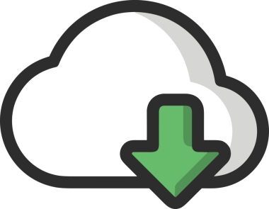 PNG biçiminde bulut simgesi şeffaf arkaplan biçiminde basit, web mobil uygulamaları için uygun minimal düz tasarım kullanıcı arayüzü hava durumu öngörüsü veri depolama ve dijital teknoloji projeleri