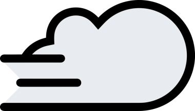 PNG biçiminde bulut simgesi şeffaf arkaplan biçiminde basit, web mobil uygulamaları için uygun minimal düz tasarım kullanıcı arayüzü hava durumu öngörüsü veri depolama ve dijital teknoloji projeleri