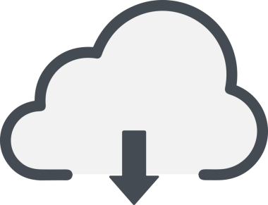 PNG biçiminde bulut simgesi şeffaf arkaplan biçiminde basit, web mobil uygulamaları için uygun minimal düz tasarım kullanıcı arayüzü hava durumu öngörüsü veri depolama ve dijital teknoloji projeleri