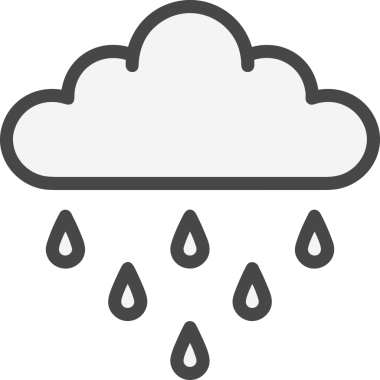 PNG biçiminde bulut simgesi şeffaf arkaplan biçiminde basit, web mobil uygulamaları için uygun minimal düz tasarım kullanıcı arayüzü hava durumu öngörüsü veri depolama ve dijital teknoloji projeleri