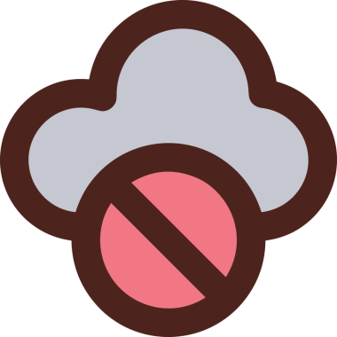 PNG biçiminde bulut simgesi şeffaf arkaplan biçiminde basit, web mobil uygulamaları için uygun minimal düz tasarım kullanıcı arayüzü hava durumu öngörüsü veri depolama ve dijital teknoloji projeleri