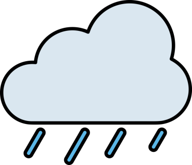 PNG biçiminde bulut simgesi şeffaf arkaplan biçiminde basit, web mobil uygulamaları için uygun minimal düz tasarım kullanıcı arayüzü hava durumu öngörüsü veri depolama ve dijital teknoloji projeleri