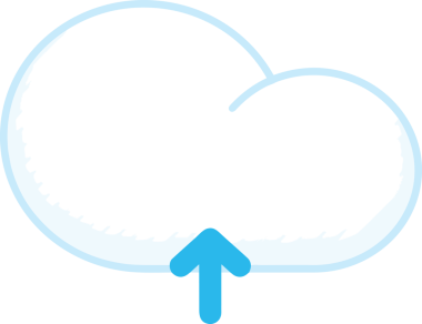 PNG biçiminde bulut simgesi şeffaf arkaplan biçiminde basit, web mobil uygulamaları için uygun minimal düz tasarım kullanıcı arayüzü hava durumu öngörüsü veri depolama ve dijital teknoloji projeleri