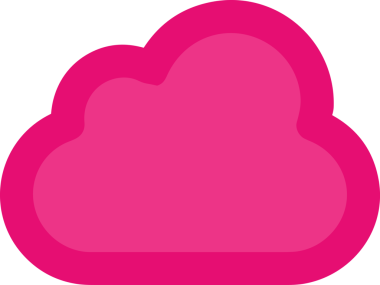 PNG biçiminde bulut simgesi şeffaf arkaplan biçiminde basit, web mobil uygulamaları için uygun minimal düz tasarım kullanıcı arayüzü hava durumu öngörüsü veri depolama ve dijital teknoloji projeleri