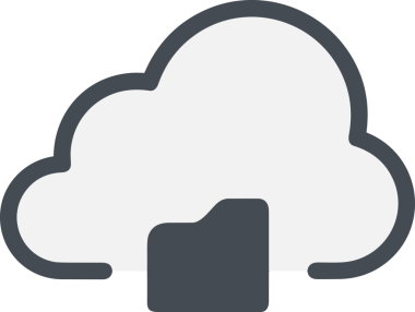 PNG biçiminde bulut simgesi şeffaf arkaplan biçiminde basit, web mobil uygulamaları için uygun minimal düz tasarım kullanıcı arayüzü hava durumu öngörüsü veri depolama ve dijital teknoloji projeleri