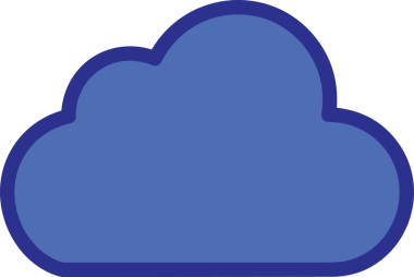 PNG biçiminde bulut simgesi şeffaf arkaplan biçiminde basit, web mobil uygulamaları için uygun minimal düz tasarım kullanıcı arayüzü hava durumu öngörüsü veri depolama ve dijital teknoloji projeleri