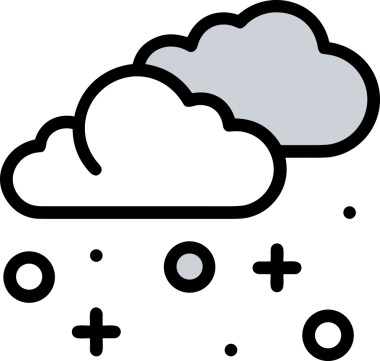 PNG biçiminde bulut simgesi şeffaf arkaplan biçiminde basit, web mobil uygulamaları için uygun minimal düz tasarım kullanıcı arayüzü hava durumu öngörüsü veri depolama ve dijital teknoloji projeleri