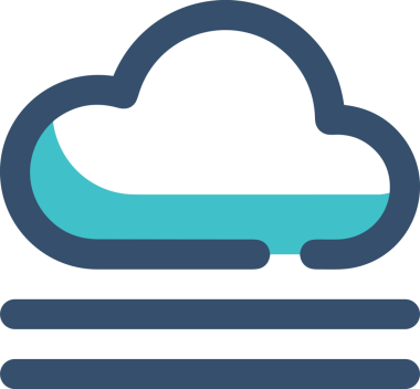 PNG biçiminde bulut simgesi şeffaf arkaplan biçiminde basit, web mobil uygulamaları için uygun minimal düz tasarım kullanıcı arayüzü hava durumu öngörüsü veri depolama ve dijital teknoloji projeleri