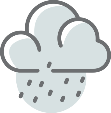 PNG biçiminde bulut simgesi şeffaf arkaplan biçiminde basit, web mobil uygulamaları için uygun minimal düz tasarım kullanıcı arayüzü hava durumu öngörüsü veri depolama ve dijital teknoloji projeleri