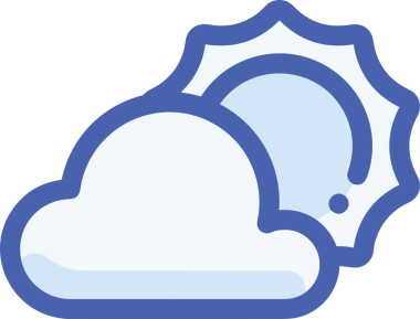 PNG biçiminde bulut simgesi şeffaf arkaplan biçiminde basit, web mobil uygulamaları için uygun minimal düz tasarım kullanıcı arayüzü hava durumu öngörüsü veri depolama ve dijital teknoloji projeleri