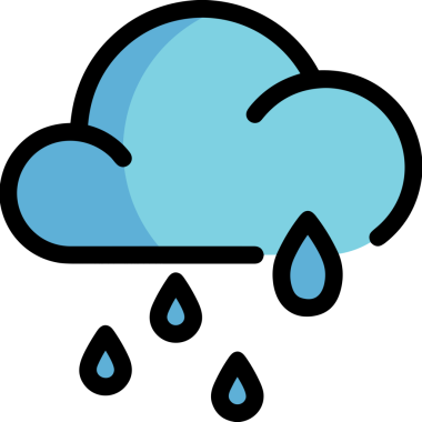 PNG biçiminde bulut simgesi şeffaf arkaplan biçiminde basit, web mobil uygulamaları için uygun minimal düz tasarım kullanıcı arayüzü hava durumu öngörüsü veri depolama ve dijital teknoloji projeleri