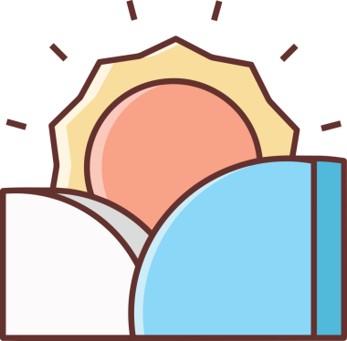 PNG biçiminde bulut simgesi şeffaf arkaplan biçiminde basit, web mobil uygulamaları için uygun minimal düz tasarım kullanıcı arayüzü hava durumu öngörüsü veri depolama ve dijital teknoloji projeleri