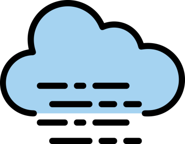 PNG biçiminde bulut simgesi şeffaf arkaplan biçiminde basit, web mobil uygulamaları için uygun minimal düz tasarım kullanıcı arayüzü hava durumu öngörüsü veri depolama ve dijital teknoloji projeleri