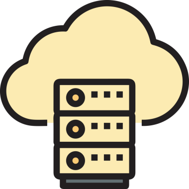 PNG biçiminde bulut simgesi şeffaf arkaplan biçiminde basit, web mobil uygulamaları için uygun minimal düz tasarım kullanıcı arayüzü hava durumu öngörüsü veri depolama ve dijital teknoloji projeleri