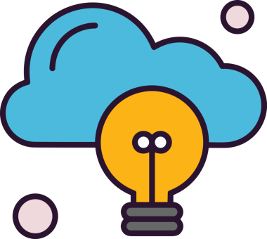 PNG biçiminde bulut simgesi şeffaf arkaplan biçiminde basit, web mobil uygulamaları için uygun minimal düz tasarım kullanıcı arayüzü hava durumu öngörüsü veri depolama ve dijital teknoloji projeleri