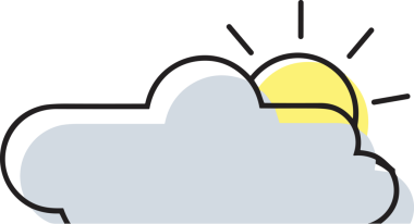 PNG biçiminde bulut simgesi şeffaf arkaplan biçiminde basit, web mobil uygulamaları için uygun minimal düz tasarım kullanıcı arayüzü hava durumu öngörüsü veri depolama ve dijital teknoloji projeleri