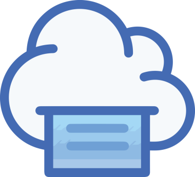 PNG biçiminde bulut simgesi şeffaf arkaplan biçiminde basit, web mobil uygulamaları için uygun minimal düz tasarım kullanıcı arayüzü hava durumu öngörüsü veri depolama ve dijital teknoloji projeleri