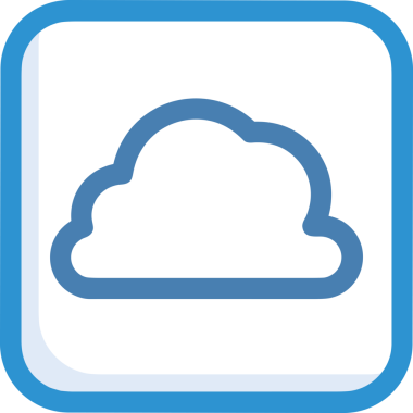 PNG biçiminde bulut simgesi şeffaf arkaplan biçiminde basit, web mobil uygulamaları için uygun minimal düz tasarım kullanıcı arayüzü hava durumu öngörüsü veri depolama ve dijital teknoloji projeleri