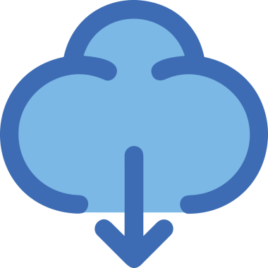 PNG biçiminde bulut simgesi şeffaf arkaplan biçiminde basit, web mobil uygulamaları için uygun minimal düz tasarım kullanıcı arayüzü hava durumu öngörüsü veri depolama ve dijital teknoloji projeleri