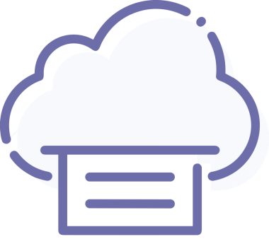 PNG biçiminde bulut simgesi şeffaf arkaplan biçiminde basit, web mobil uygulamaları için uygun minimal düz tasarım kullanıcı arayüzü hava durumu öngörüsü veri depolama ve dijital teknoloji projeleri