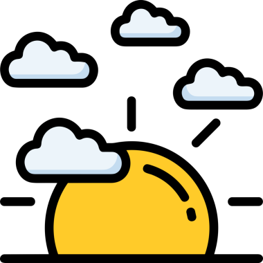 PNG biçiminde bulut simgesi şeffaf arkaplan biçiminde basit, web mobil uygulamaları için uygun minimal düz tasarım kullanıcı arayüzü hava durumu öngörüsü veri depolama ve dijital teknoloji projeleri