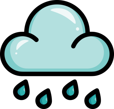 PNG biçiminde bulut simgesi şeffaf arkaplan biçiminde basit, web mobil uygulamaları için uygun minimal düz tasarım kullanıcı arayüzü hava durumu öngörüsü veri depolama ve dijital teknoloji projeleri