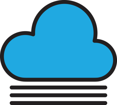 PNG biçiminde bulut simgesi şeffaf arkaplan biçiminde basit, web mobil uygulamaları için uygun minimal düz tasarım kullanıcı arayüzü hava durumu öngörüsü veri depolama ve dijital teknoloji projeleri