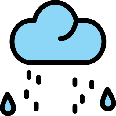 PNG biçiminde bulut simgesi şeffaf arkaplan biçiminde basit, web mobil uygulamaları için uygun minimal düz tasarım kullanıcı arayüzü hava durumu öngörüsü veri depolama ve dijital teknoloji projeleri