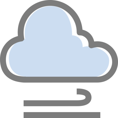 PNG biçiminde bulut simgesi şeffaf arkaplan biçiminde basit, web mobil uygulamaları için uygun minimal düz tasarım kullanıcı arayüzü hava durumu öngörüsü veri depolama ve dijital teknoloji projeleri