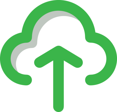 PNG biçiminde bulut simgesi şeffaf arkaplan biçiminde basit, web mobil uygulamaları için uygun minimal düz tasarım kullanıcı arayüzü hava durumu öngörüsü veri depolama ve dijital teknoloji projeleri