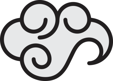 PNG biçiminde bulut simgesi şeffaf arkaplan biçiminde basit, web mobil uygulamaları için uygun minimal düz tasarım kullanıcı arayüzü hava durumu öngörüsü veri depolama ve dijital teknoloji projeleri