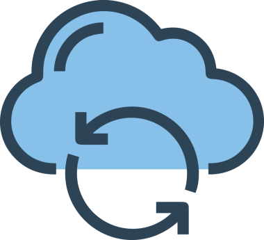 PNG biçiminde bulut simgesi şeffaf arkaplan biçiminde basit, web mobil uygulamaları için uygun minimal düz tasarım kullanıcı arayüzü hava durumu öngörüsü veri depolama ve dijital teknoloji projeleri