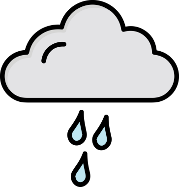 PNG biçiminde bulut simgesi şeffaf arkaplan biçiminde basit, web mobil uygulamaları için uygun minimal düz tasarım kullanıcı arayüzü hava durumu öngörüsü veri depolama ve dijital teknoloji projeleri
