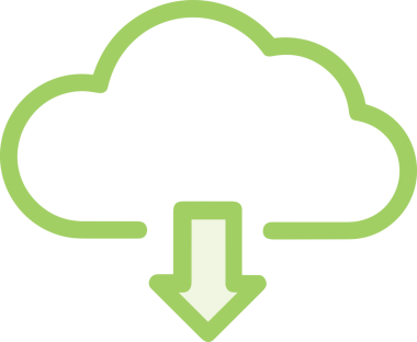 PNG biçiminde bulut simgesi şeffaf arkaplan biçiminde basit, web mobil uygulamaları için uygun minimal düz tasarım kullanıcı arayüzü hava durumu öngörüsü veri depolama ve dijital teknoloji projeleri