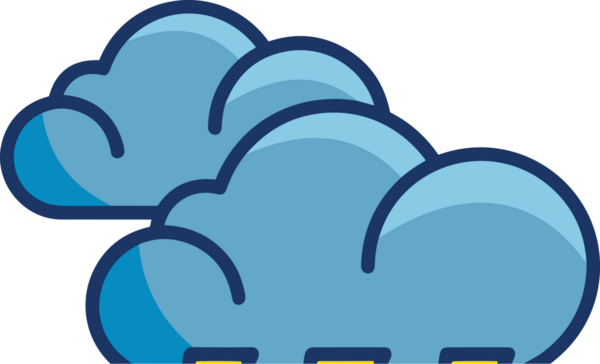 PNG biçiminde bulut simgesi şeffaf arkaplan biçiminde basit, web mobil uygulamaları için uygun minimal düz tasarım kullanıcı arayüzü hava durumu öngörüsü veri depolama ve dijital teknoloji projeleri