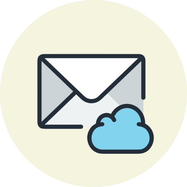 PNG biçiminde bulut simgesi şeffaf arkaplan biçiminde basit, web mobil uygulamaları için uygun minimal düz tasarım kullanıcı arayüzü hava durumu öngörüsü veri depolama ve dijital teknoloji projeleri