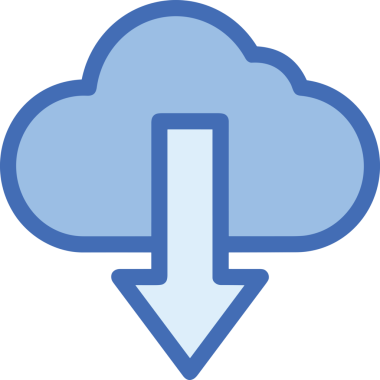 PNG biçiminde bulut simgesi şeffaf arkaplan biçiminde basit, web mobil uygulamaları için uygun minimal düz tasarım kullanıcı arayüzü hava durumu öngörüsü veri depolama ve dijital teknoloji projeleri