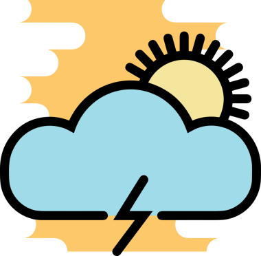 PNG biçiminde bulut simgesi şeffaf arkaplan biçiminde basit, web mobil uygulamaları için uygun minimal düz tasarım kullanıcı arayüzü hava durumu öngörüsü veri depolama ve dijital teknoloji projeleri