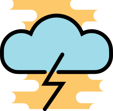 PNG biçiminde bulut simgesi şeffaf arkaplan biçiminde basit, web mobil uygulamaları için uygun minimal düz tasarım kullanıcı arayüzü hava durumu öngörüsü veri depolama ve dijital teknoloji projeleri