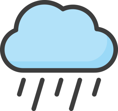 PNG biçiminde bulut simgesi şeffaf arkaplan biçiminde basit, web mobil uygulamaları için uygun minimal düz tasarım kullanıcı arayüzü hava durumu öngörüsü veri depolama ve dijital teknoloji projeleri