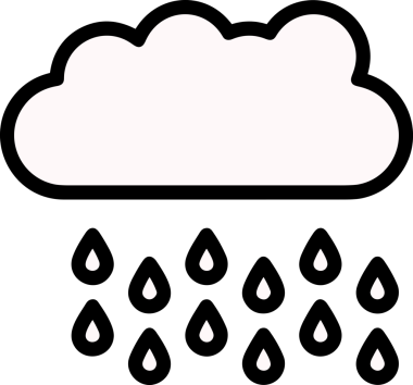 PNG biçiminde bulut simgesi şeffaf arkaplan biçiminde basit, web mobil uygulamaları için uygun minimal düz tasarım kullanıcı arayüzü hava durumu öngörüsü veri depolama ve dijital teknoloji projeleri