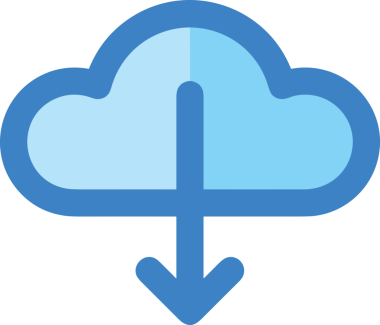PNG biçiminde bulut simgesi şeffaf arkaplan biçiminde basit, web mobil uygulamaları için uygun minimal düz tasarım kullanıcı arayüzü hava durumu öngörüsü veri depolama ve dijital teknoloji projeleri