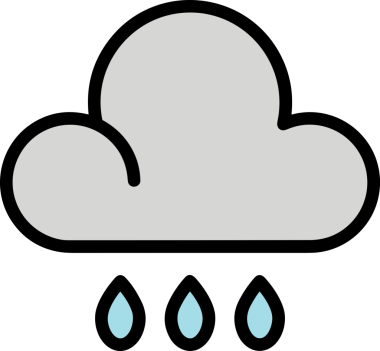 PNG biçiminde bulut simgesi şeffaf arkaplan biçiminde basit, web mobil uygulamaları için uygun minimal düz tasarım kullanıcı arayüzü hava durumu öngörüsü veri depolama ve dijital teknoloji projeleri