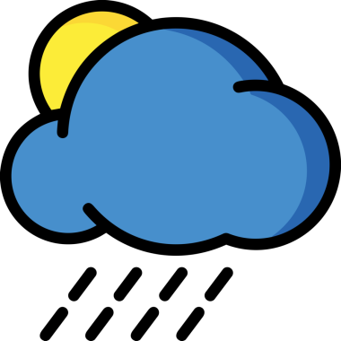 PNG biçiminde bulut simgesi şeffaf arkaplan biçiminde basit, web mobil uygulamaları için uygun minimal düz tasarım kullanıcı arayüzü hava durumu öngörüsü veri depolama ve dijital teknoloji projeleri