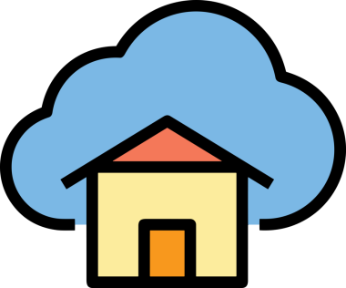 PNG biçiminde bulut simgesi şeffaf arkaplan biçiminde basit, web mobil uygulamaları için uygun minimal düz tasarım kullanıcı arayüzü hava durumu öngörüsü veri depolama ve dijital teknoloji projeleri