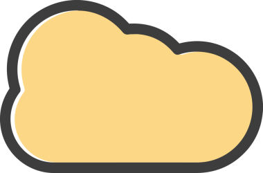 PNG biçiminde bulut simgesi şeffaf arkaplan biçiminde basit, web mobil uygulamaları için uygun minimal düz tasarım kullanıcı arayüzü hava durumu öngörüsü veri depolama ve dijital teknoloji projeleri