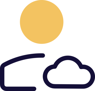 PNG biçiminde bulut simgesi şeffaf arkaplan biçiminde basit, web mobil uygulamaları için uygun minimal düz tasarım kullanıcı arayüzü hava durumu öngörüsü veri depolama ve dijital teknoloji projeleri